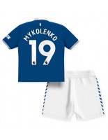 Everton Vitaliy Mykolenko #19 Domácí dres pro děti 2023-24 Krátký Rukáv (+ trenýrky)